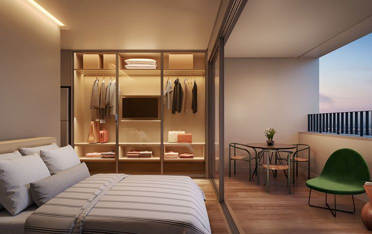 Studio 23m²